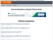 Tablet Screenshot of configurarequipos.com